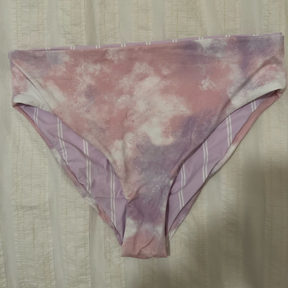 NWT ROXY full coverage reversible bikini bottoms